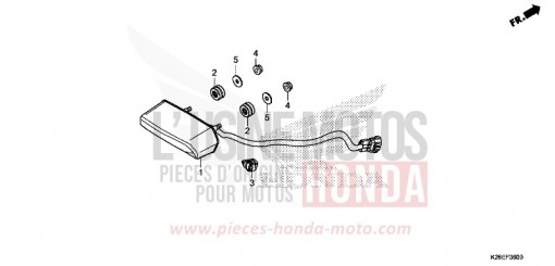 FEU ARRIERE MSX125G de 2016